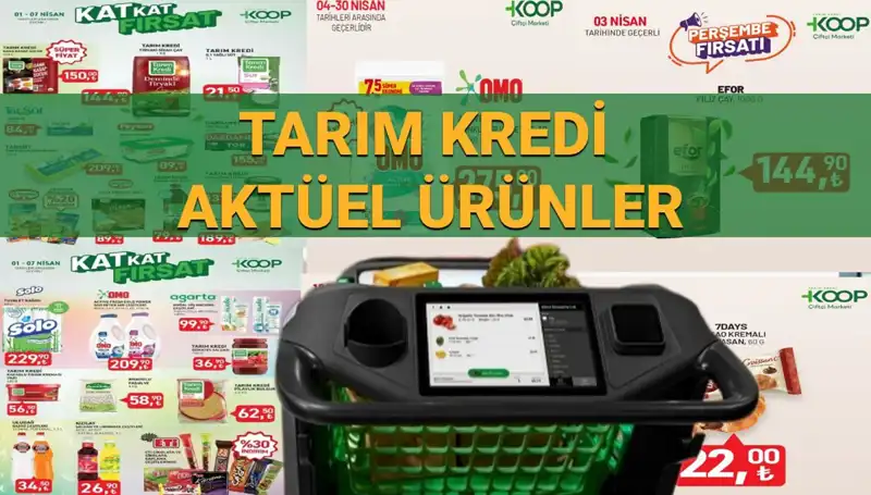 Nisan Ayında Tarım Kredi Kooperatifi Marketleri'nde Hızla Tükenen İndirimli Ürünler