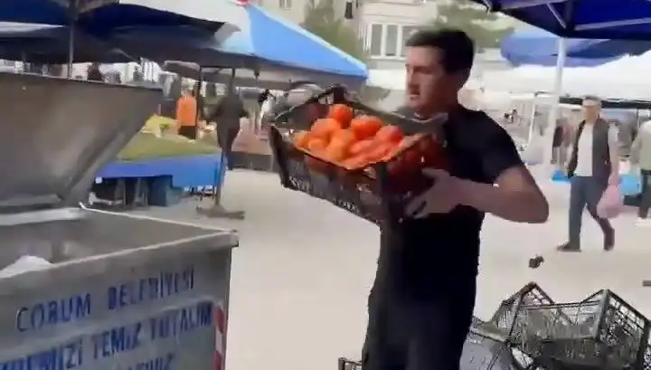 Domatesleri Çöpe Dökerek Rekor Ceza Kesen Pazarcının Şok Eden Hikayesi