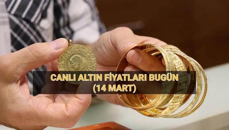 Bugün Canlı Altın Fiyatları: Gram, Çeyrek ve Tam Altın Alış-Satış Yüzde Değişimleri