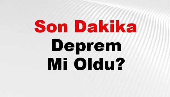 Malatya'da Son Dakika Deprem: Olayın Detayları ve İlk Gelişmeler
