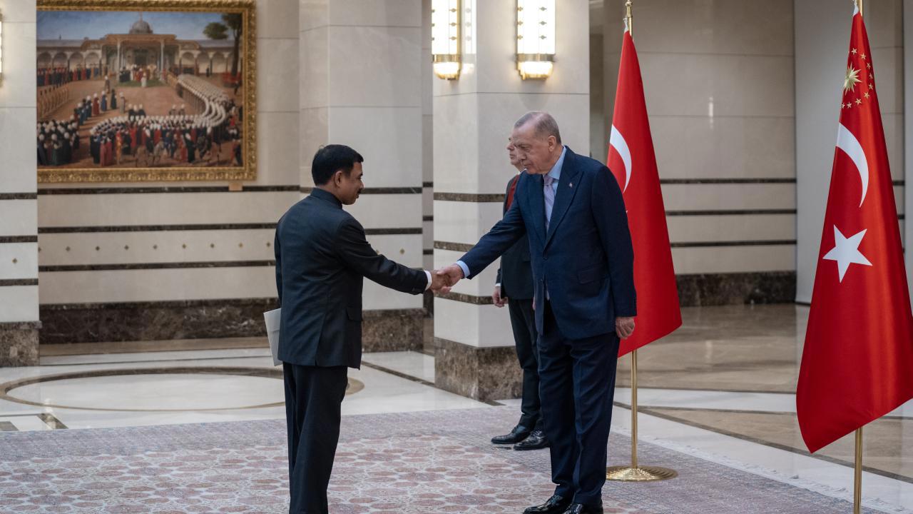 Büyükelçiler, Cumhurbaşkanı Erdoğan'a güven mektubu takdim etti