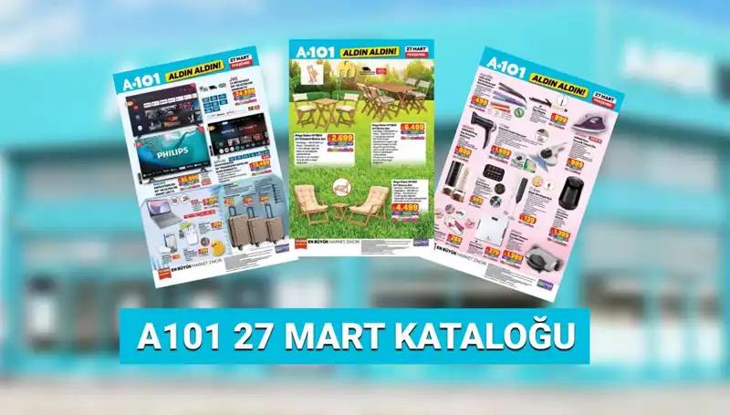 A101 Aktüel Kataloğu 27 Mart: Teknoloji ve Ev Ürünleriyle Dolu Bir Hafta